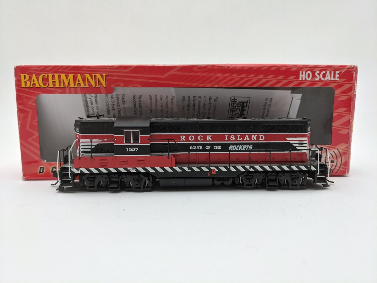 Bachmann 65603 HO Rock Island GP7 Diesel Locomotive #1227 EX/Box