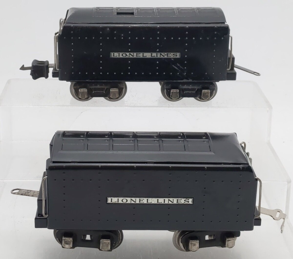 Lionel Prewar Lionel Lines Tin Plate Tenders w/Whistle [2]