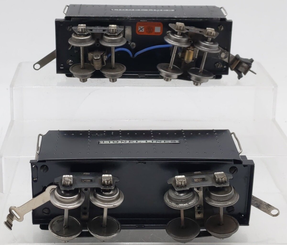 Lionel Prewar Lionel Lines Tin Plate Tenders w/Whistle [2]