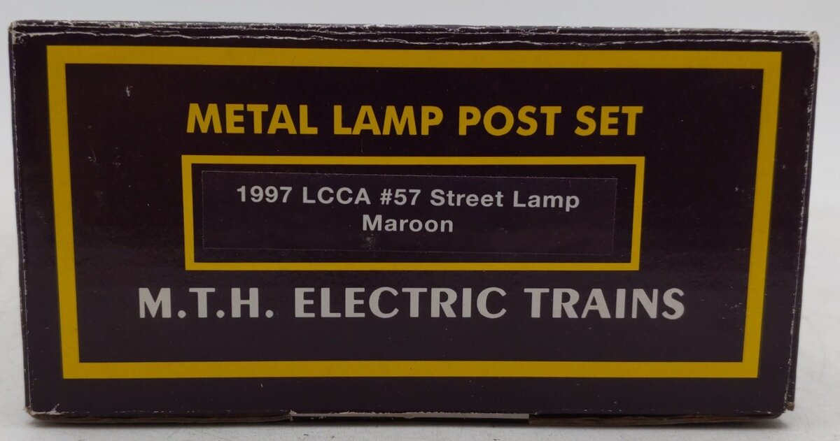 MTH 57 LCCA Metal Street Lamp Peacock EX/Box