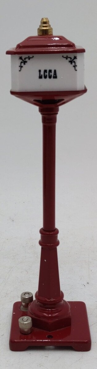 MTH 57 LCCA Metal Street Lamp Peacock EX/Box