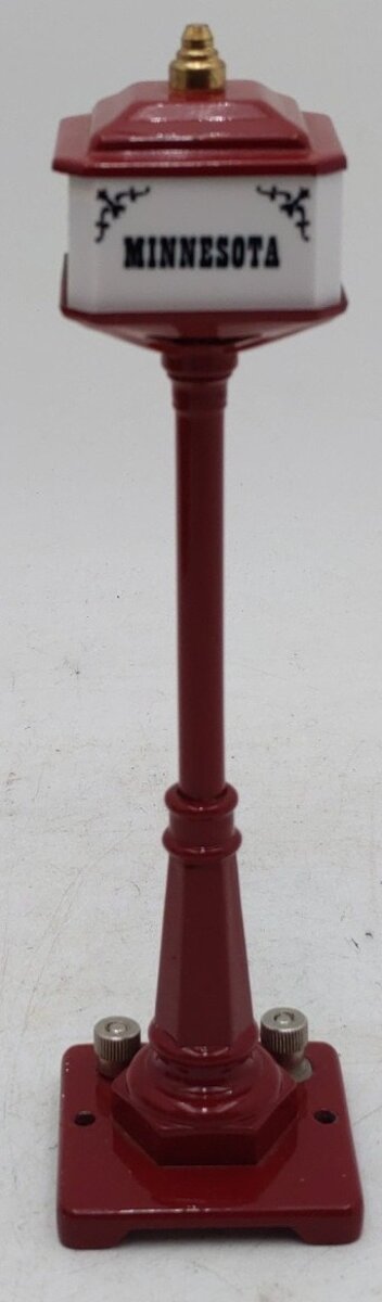MTH 57 LCCA Metal Street Lamp Peacock EX/Box