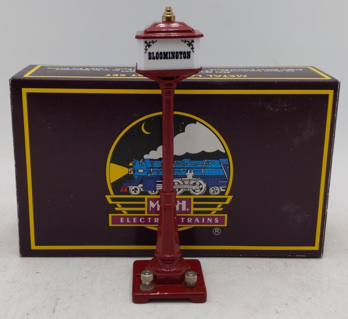 MTH 57 LCCA Metal Street Lamp Peacock EX/Box