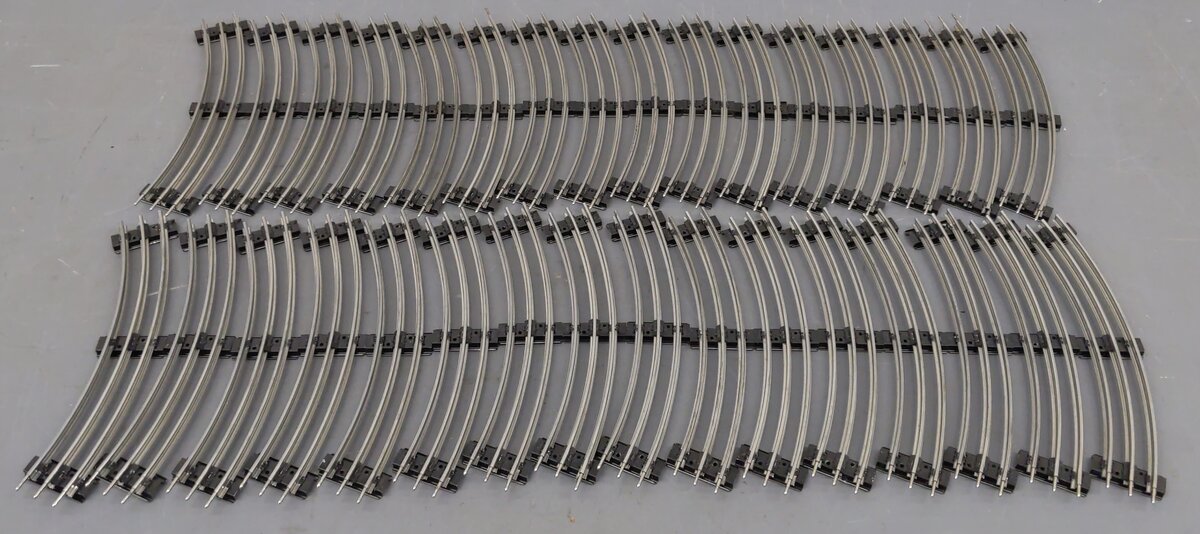 Lionel 6-65501 O Gauge Tubular 31" Diameter Curved Track (32) EX