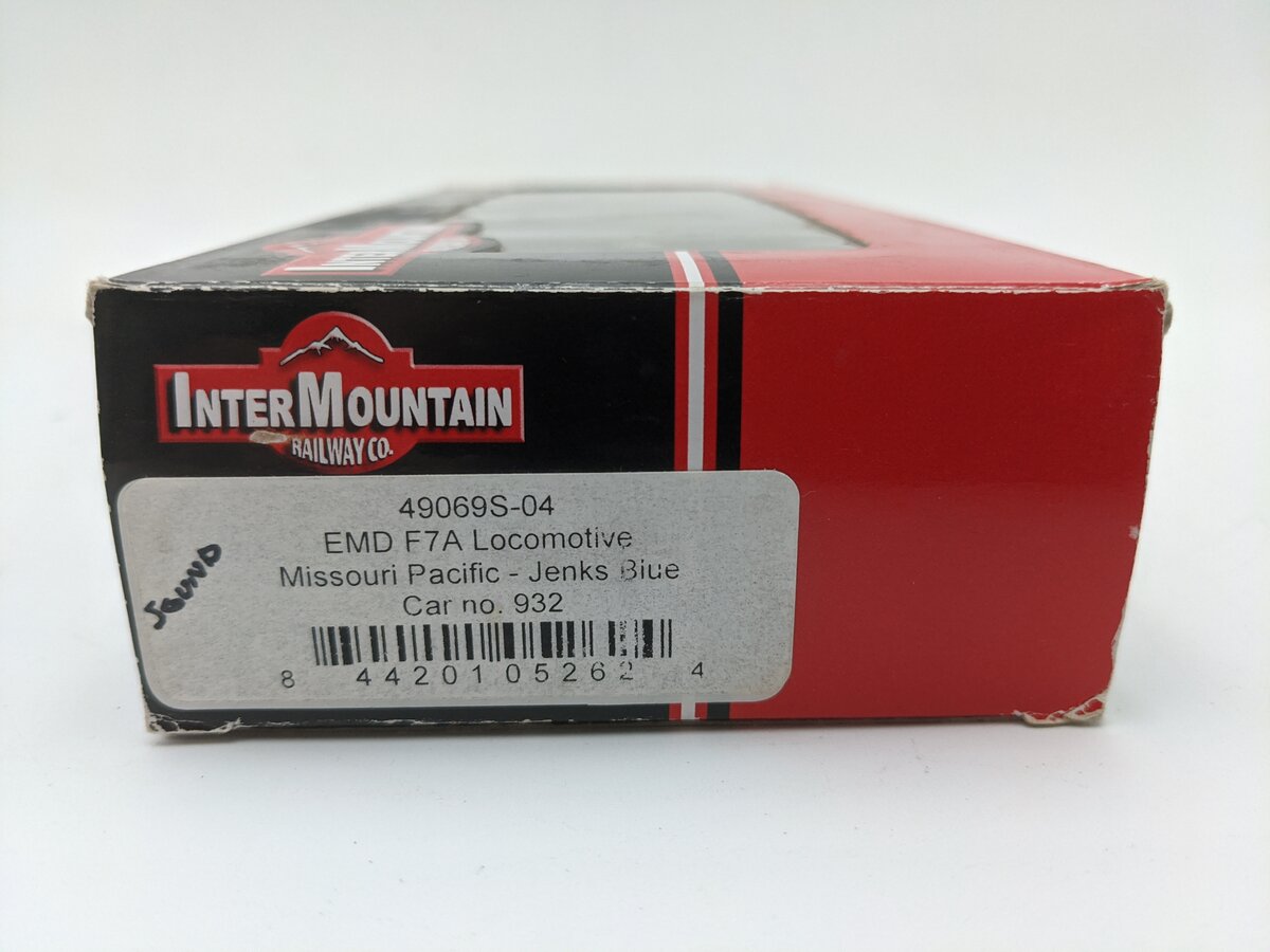 InterMountain 49069S-04 HO Missouri Pacific EMD F7A Locomotive #932 EX/Box