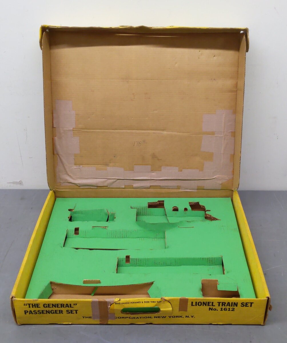 Lionel 1612 O Gauge Vintage The General Passenger Set Empty Box/Box