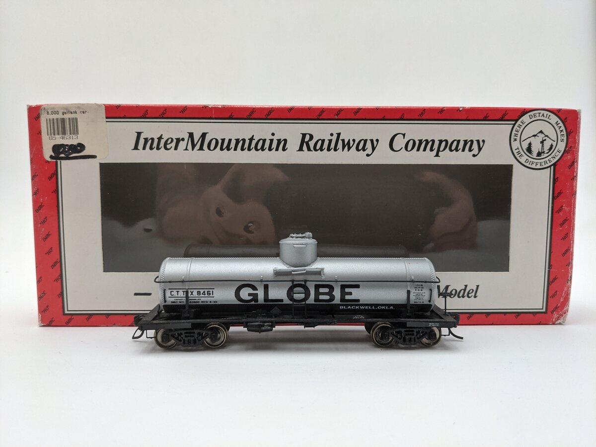 InterMountain 46313 HO Scale ACF 8000g RTR Global Oil Tank Car #8481 EX/Box
