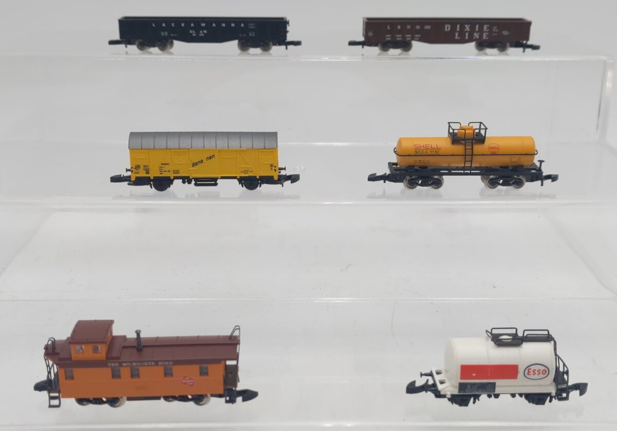 Marklin Z Scale Assorted Freight Cars [6] EX