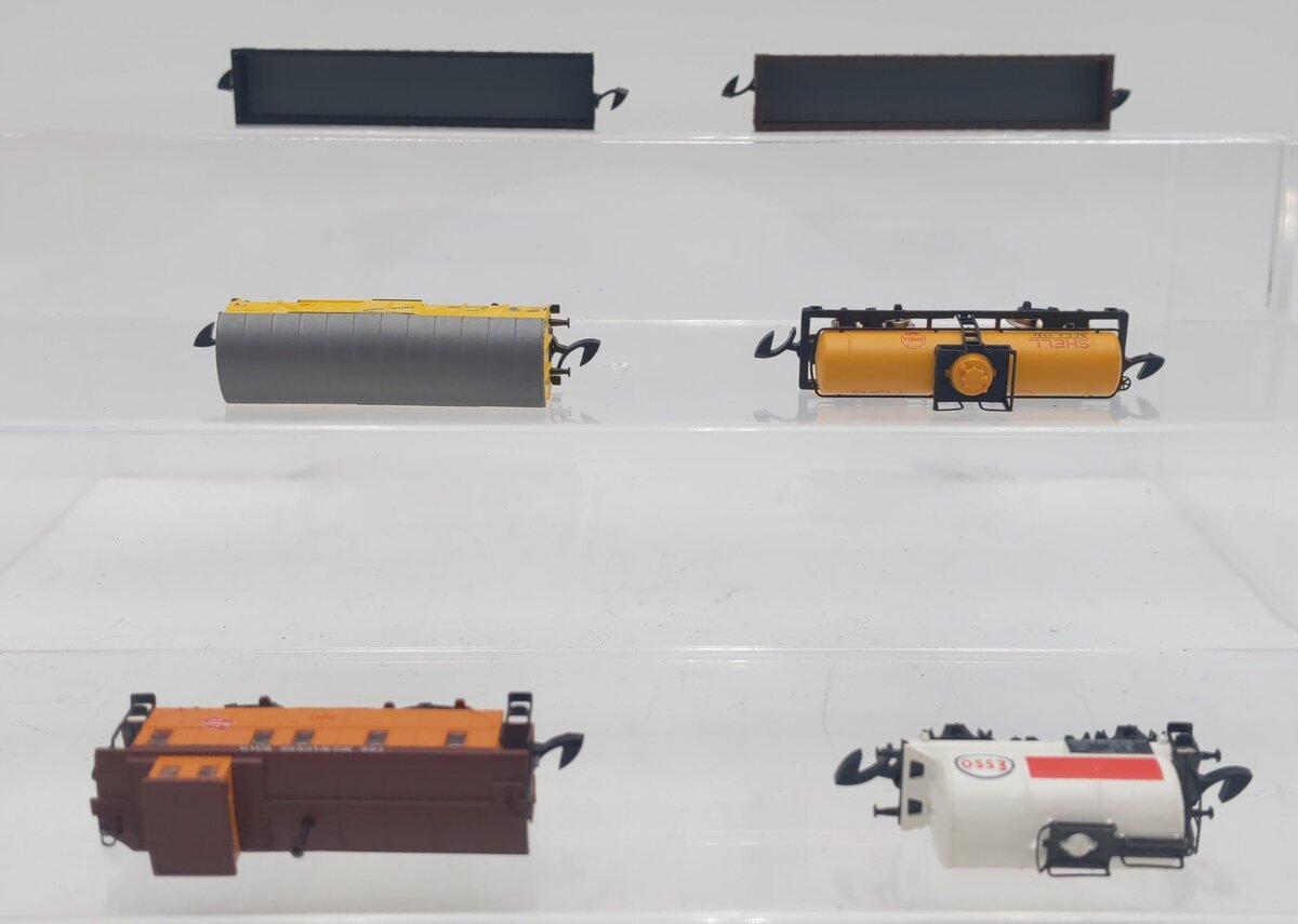 Marklin Z Scale Assorted Freight Cars [6] EX