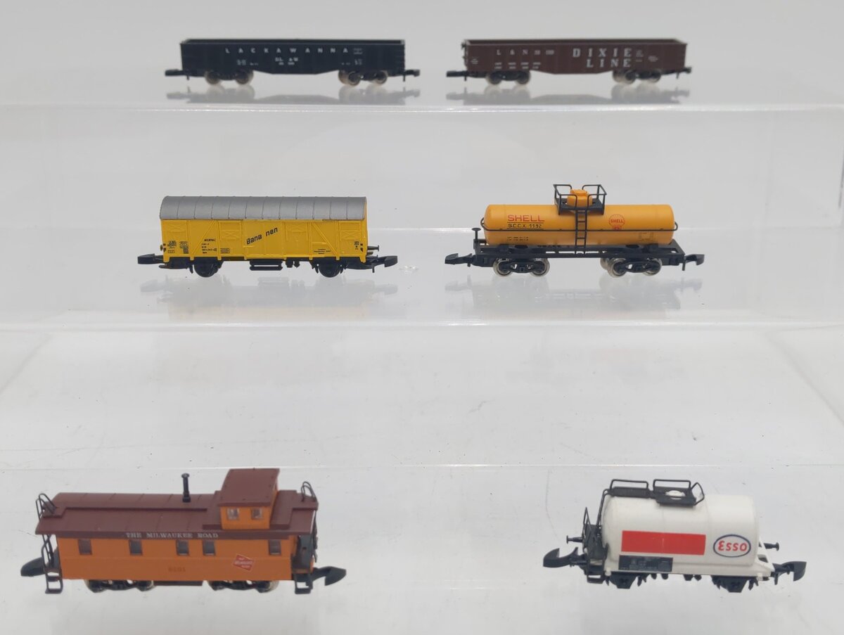 Marklin Z Scale Assorted Freight Cars [6] EX