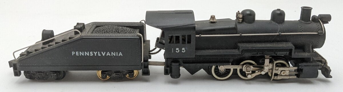 American Flyer 155 HO Pennsylvania 0-6-0 Steam Switcher Locomotive and Tender VG/Box