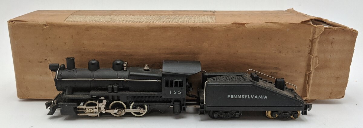 American Flyer 155 HO Pennsylvania 0-6-0 Steam Switcher Locomotive and Tender VG/Box