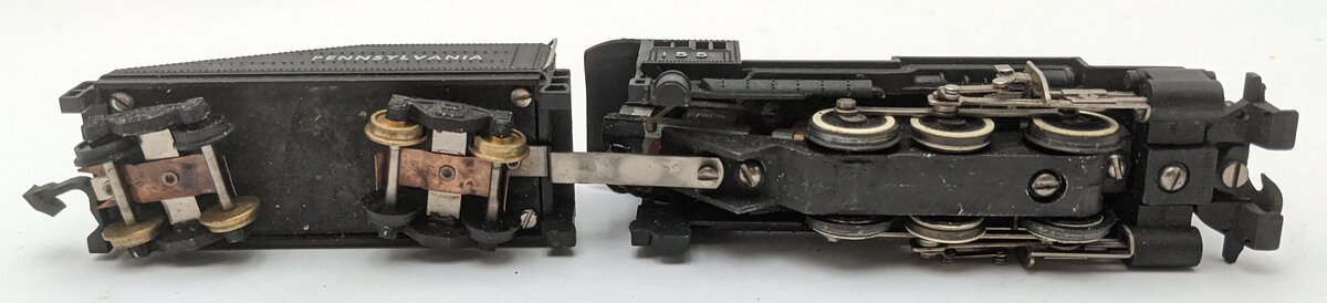 American Flyer 155 HO Pennsylvania 0-6-0 Steam Switcher Locomotive and Tender VG/Box