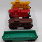 Lionel O Gauge Assorted Freight Cars #6017, #16915, #9066, #6167 [4] EX