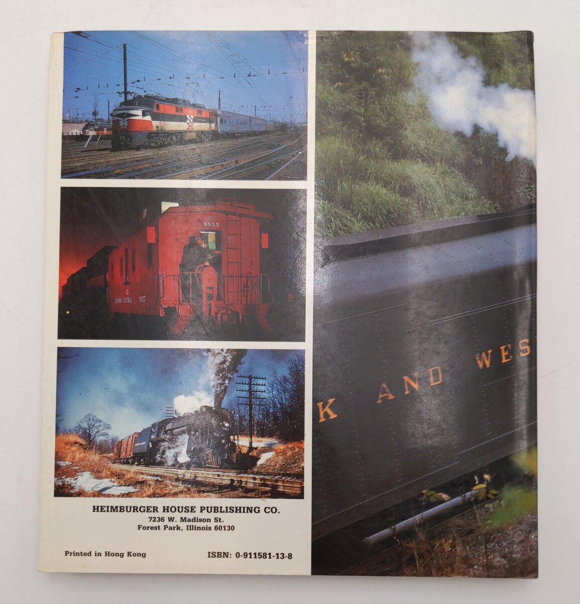 Trains of America Hardcover Book By Donald J. Heimburger EX