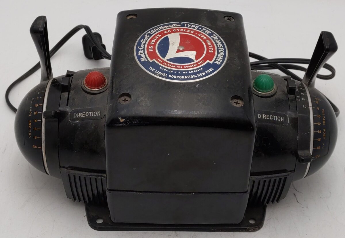 Lionel ZW Vintage O Gauge Trainmaster 275 Watt Transformer with Whistle