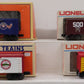 Lionel O Gauge Assorted Freight Cars: 6-19539, 6-29298, 6-9870, 6-9217 [4] EX/Box