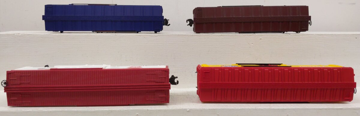 Lionel O Gauge Assorted Freight Cars: 6-19539, 6-29298, 6-9870, 6-9217 [4] EX/Box