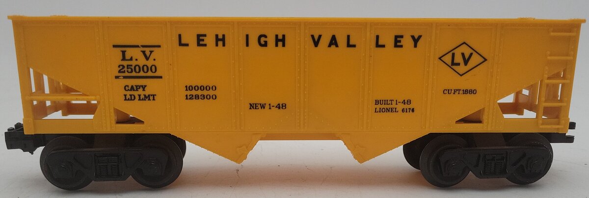 Lionel 6-27719 O Scale Lehigh Valley Celebration Series Hopper Car #25000 VG