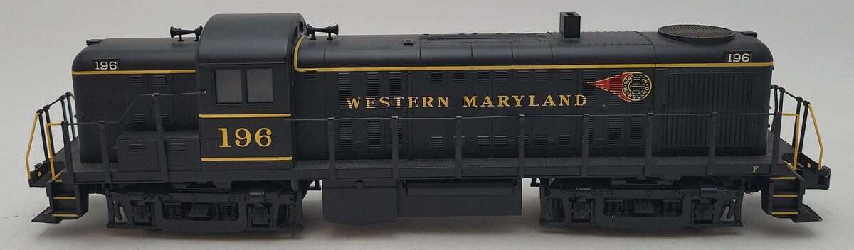 MTH 30-2236-1 Western Maryland RS-3 Diesel Engine w/PS2 #196 EX/Box