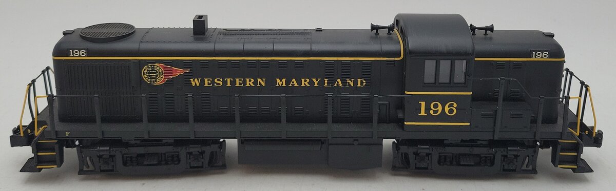 MTH 30-2236-1 Western Maryland RS-3 Diesel Engine w/PS2 #196 EX/Box