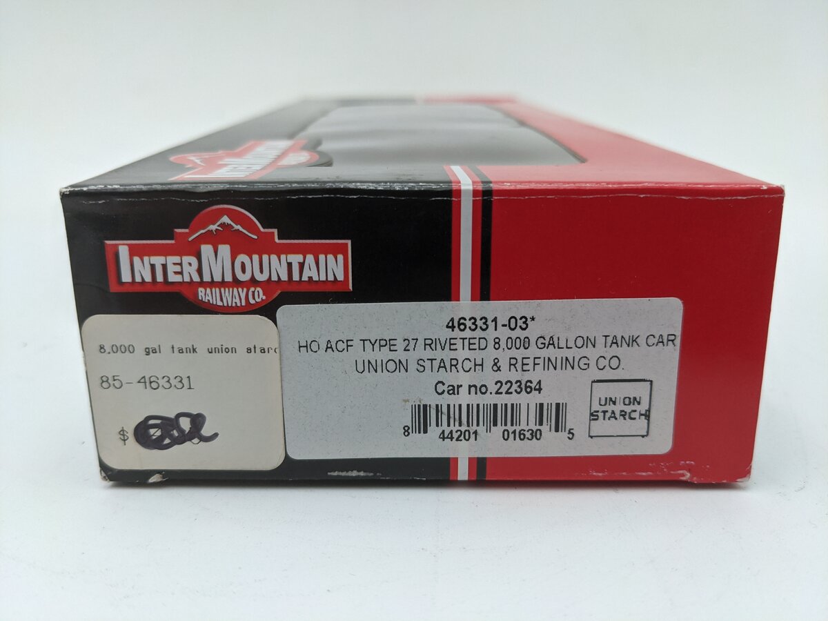 InterMountain 46331 ACF Type 27 Riveted 8000-Gallon Tank Car