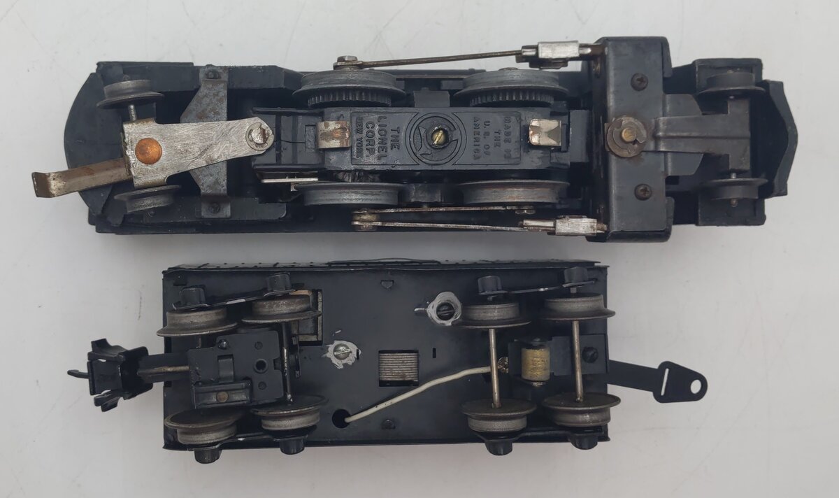 Lionel 1655 Vintage O Lionel Lines 2-4-2 Steam Locomotive with 6654W Tender VG