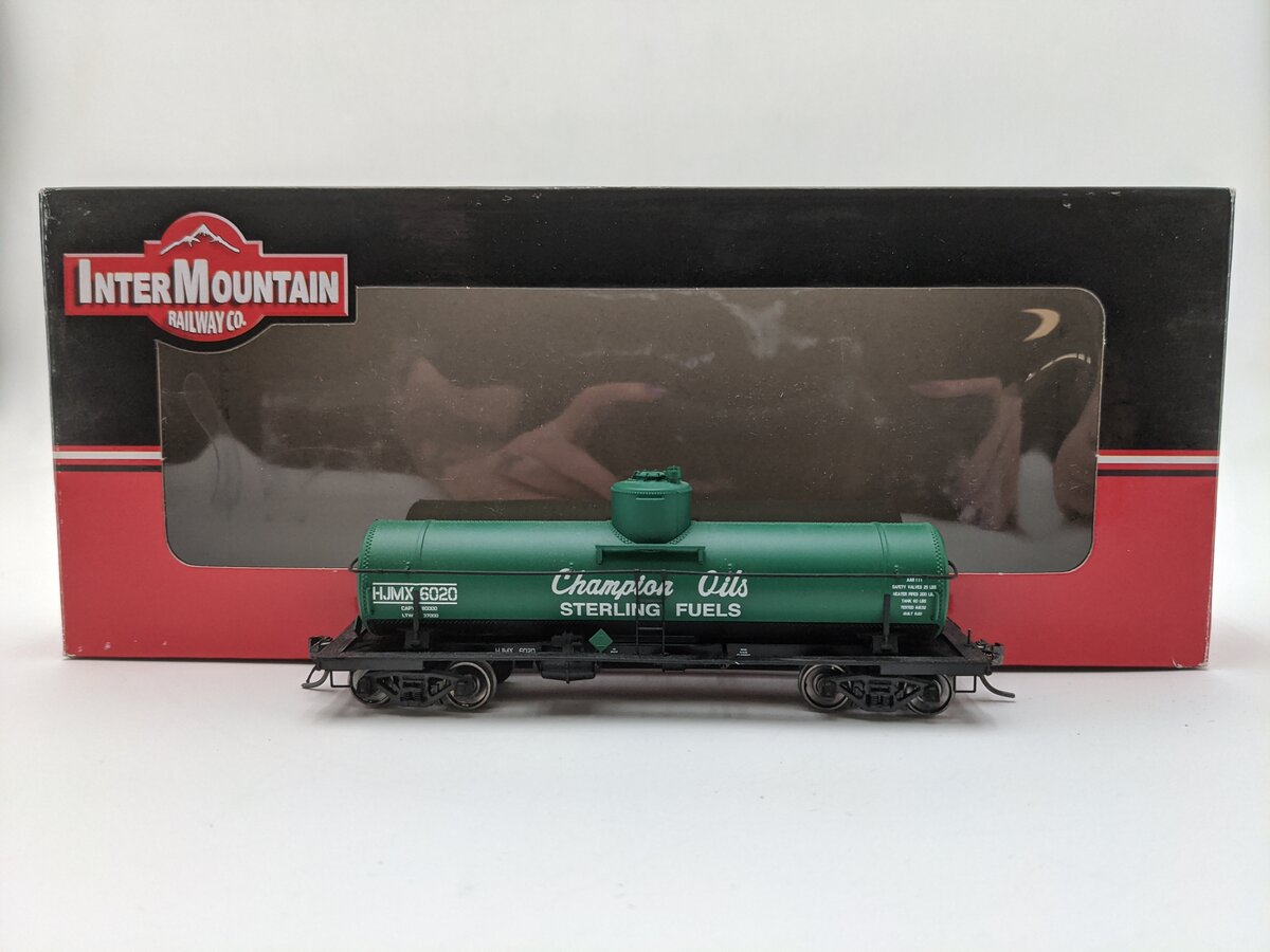 InterMountain 46329-02 HO Champion Oils/Sterling Fuels ACF Riveted Tank Car 6020 EX/Box