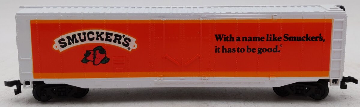 Bachmann 43-1010-C6 HO Smuckers 51' Steel Box Car EX/Box