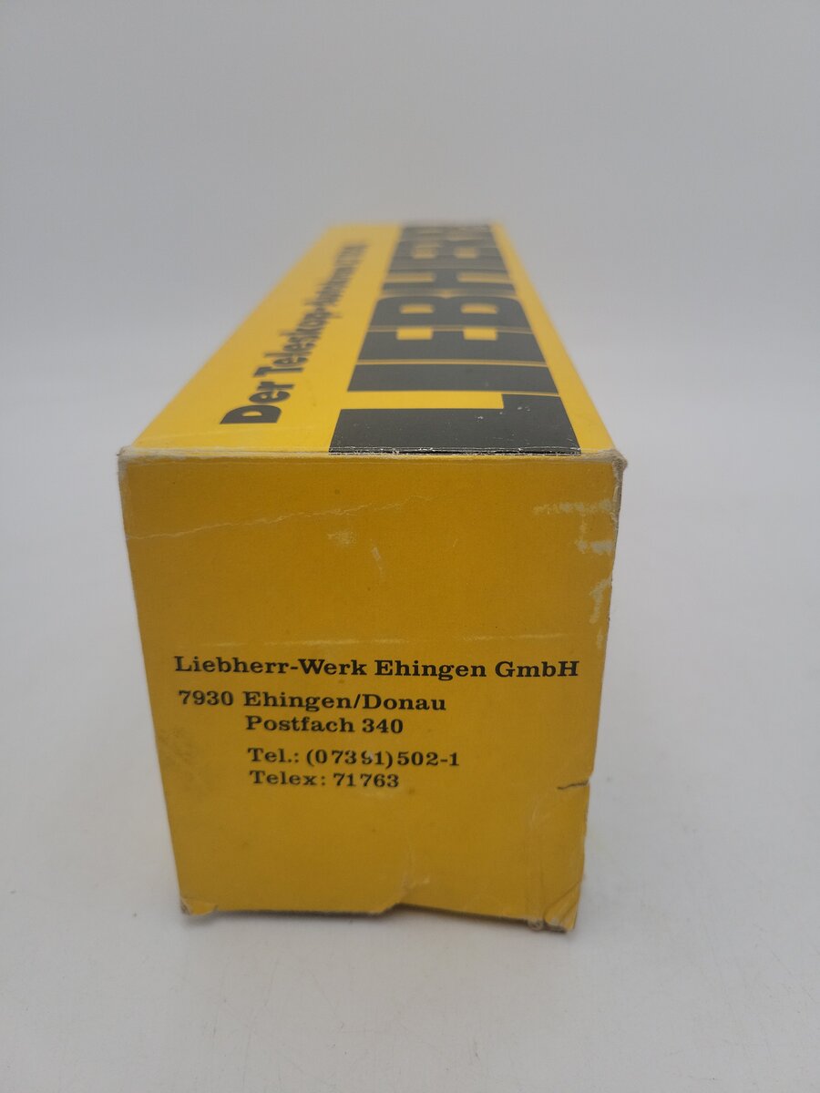 Conrad 2072 1:50 Scale Yellow Liebherr LT1100 Crane Diecast EX/Box
