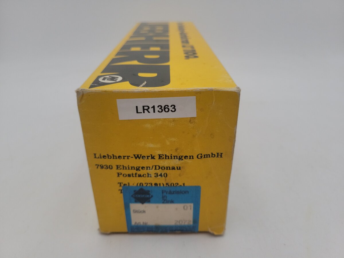 Conrad 2072 1:50 Scale Yellow Liebherr LT1100 Crane Diecast EX/Box