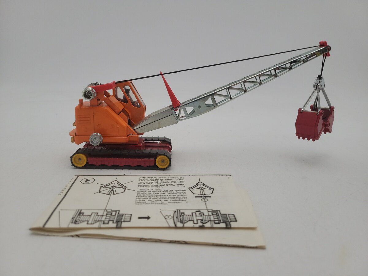 Corgi 1153 1:43 Scale Priestman Boom Crane WIth Hi Grab Diecast EX/Box