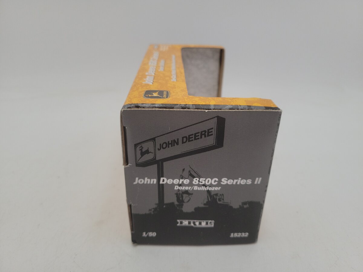Ertl 15232 1:50 Scale Yellow John Deere 850C Series II Dozer Bulldozer EX/Box