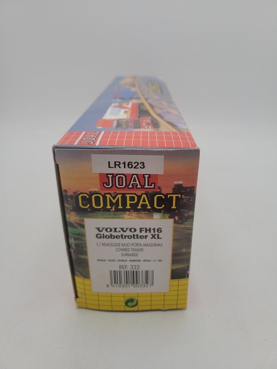 Joal 332 1:50 Scale Red Diecast Volvo FH16 Globetrotter XL Truck & Trailer EX/Box