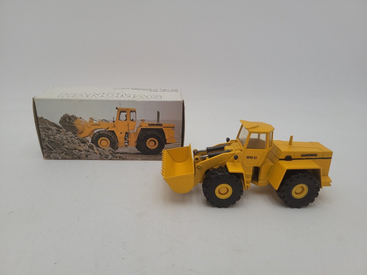 Cursor-Modell 569 1:43 Scale Yellow Hanomag 66C Loader 157 kW/213PS (DIN 70020) EX/Box