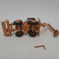 Conrad 2581 1:50 Scale Yellow/Gray Case 695 Super R Backhoe Die Cast Model EX/Box
