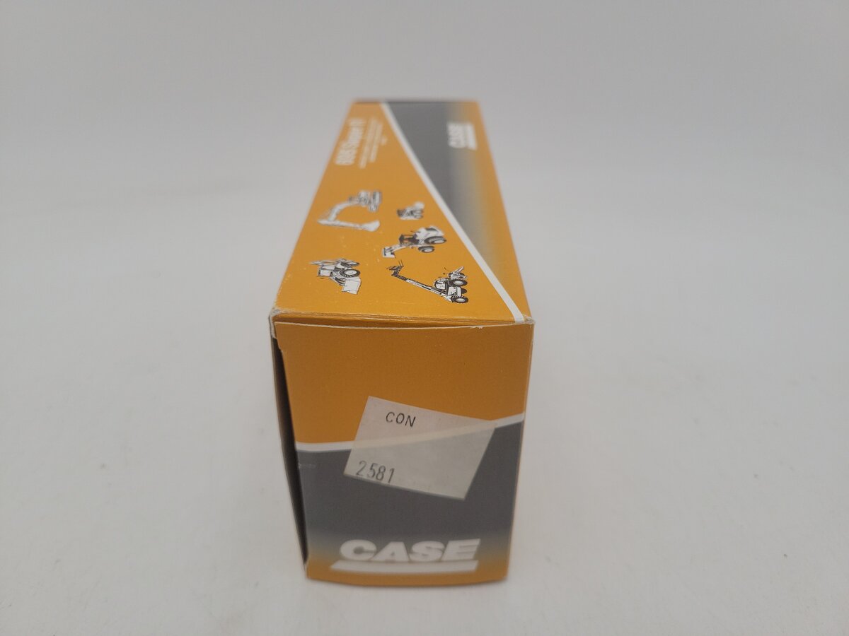 Conrad 2581 1:50 Scale Yellow/Gray Case 695 Super R Backhoe Die Cast Model EX/Box