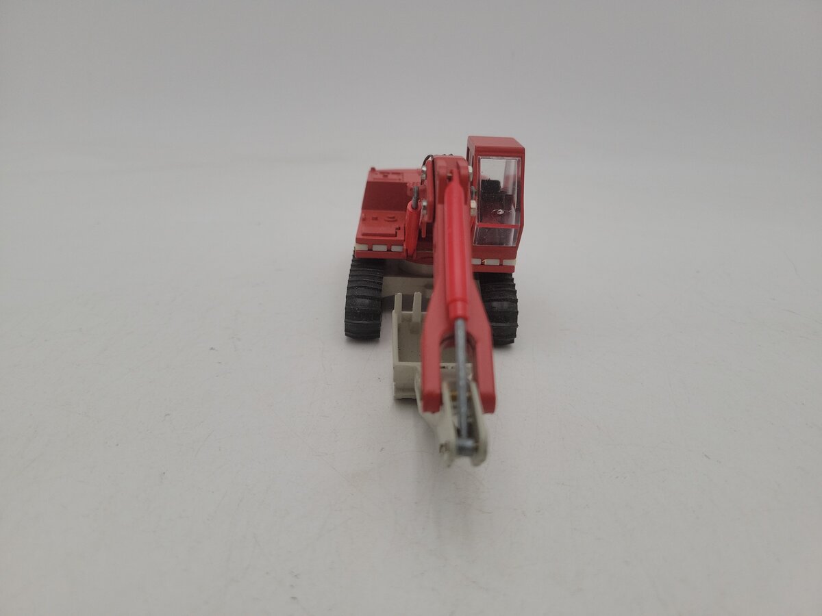 Conrad 2770.1 1:50 Scale Red / Gray O&K RH 9 Crawler Excavator Die Cast Metal EX/Box