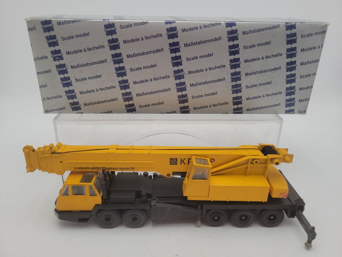 Conrad 2080 1:50 Scale Die-Cast Krupp 70 GMT-AT Telescopic All-Terrain Crane VG/Box