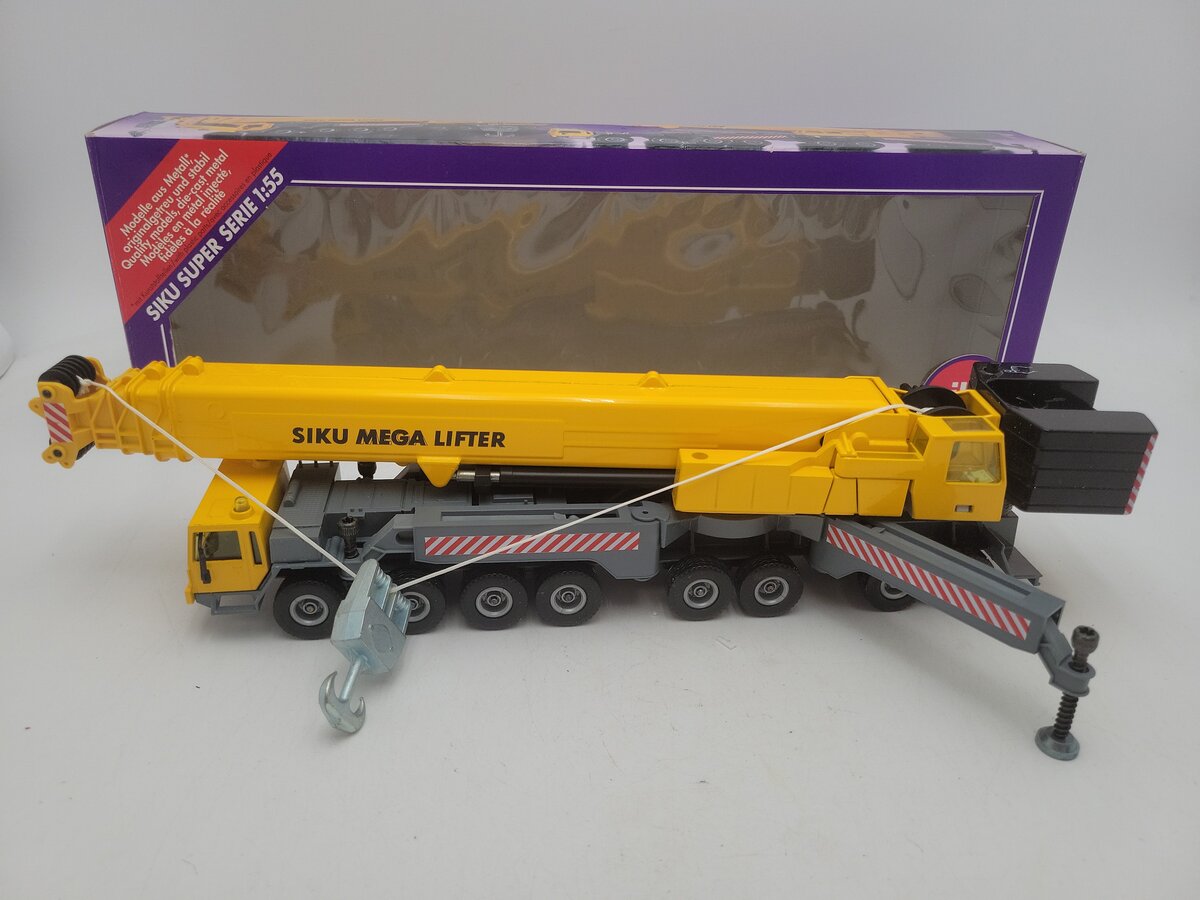 Siku 4311 1:55 Scale Super Series Mega Lifter Yellow Crane Diecast Metal Model NIB