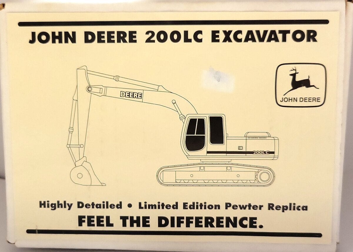 SpecCast JDM-152 Pewter John Deere 200LC Excavator LN/Box