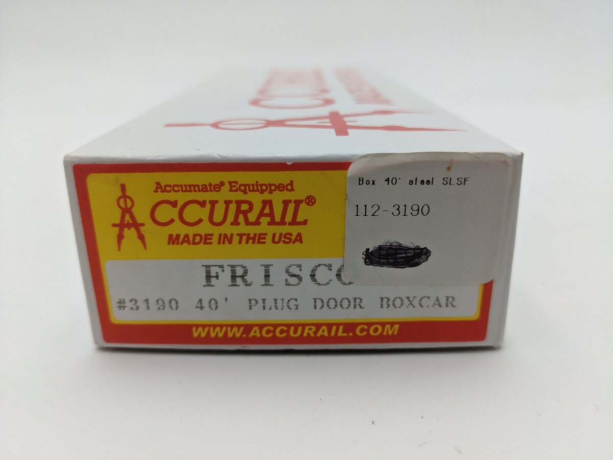 Accurail 3190 HO Frisco St. Louis - San Francisco 40' Plug Door Boxcar Kit