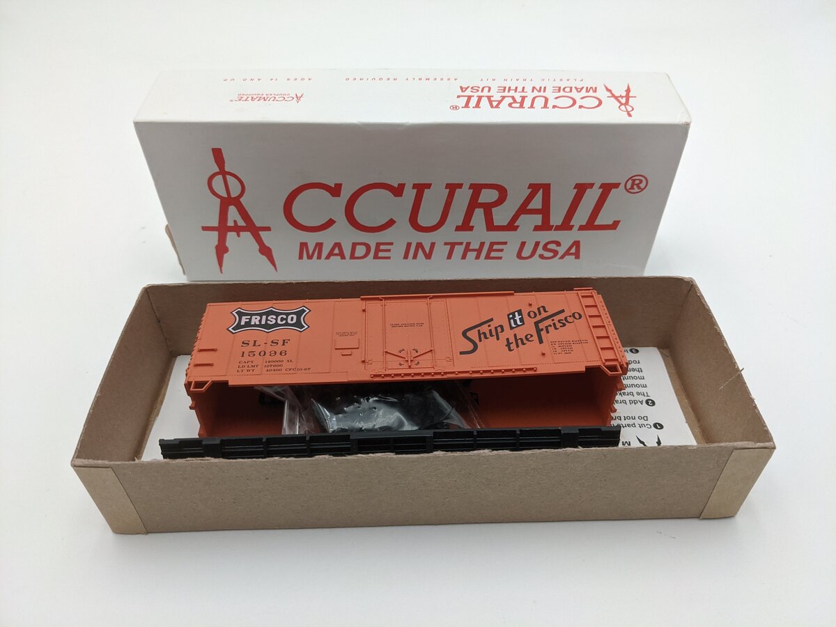 Accurail 3190 HO Frisco St. Louis - San Francisco 40' Plug Door Boxcar Kit