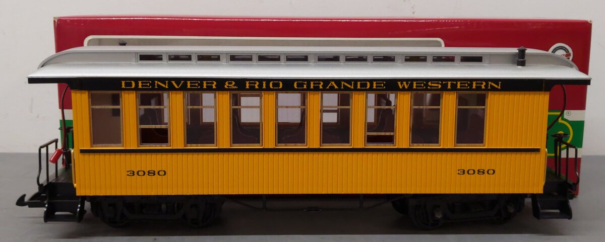LGB 3080 Denver and Rio Grande Western Passenger Car Illuminated Passenger Car LN/Box