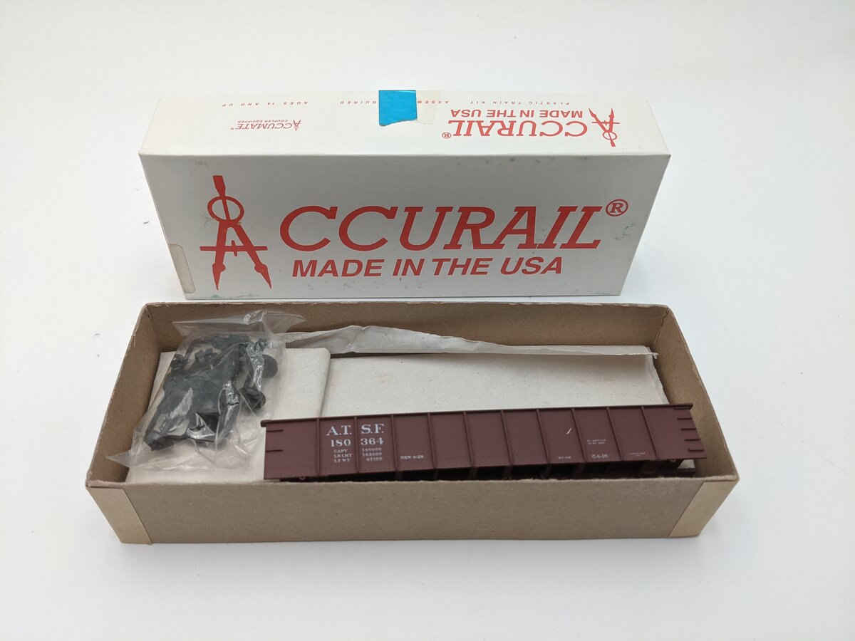 Accurail 3715 HO Atchison Topeka Santa Fe 41' AAR Steel Gondola