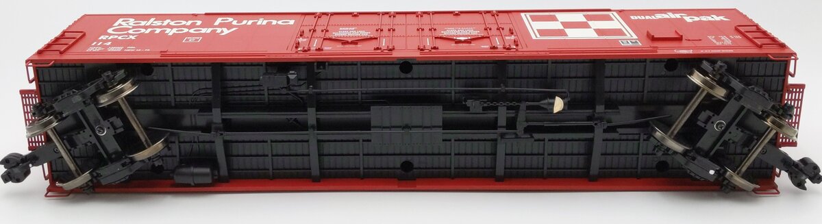 Aristo-Craft 50001 G Scale 53' Evans Double Plug Door Boxcar Ralston-Purina #114 LN/Box