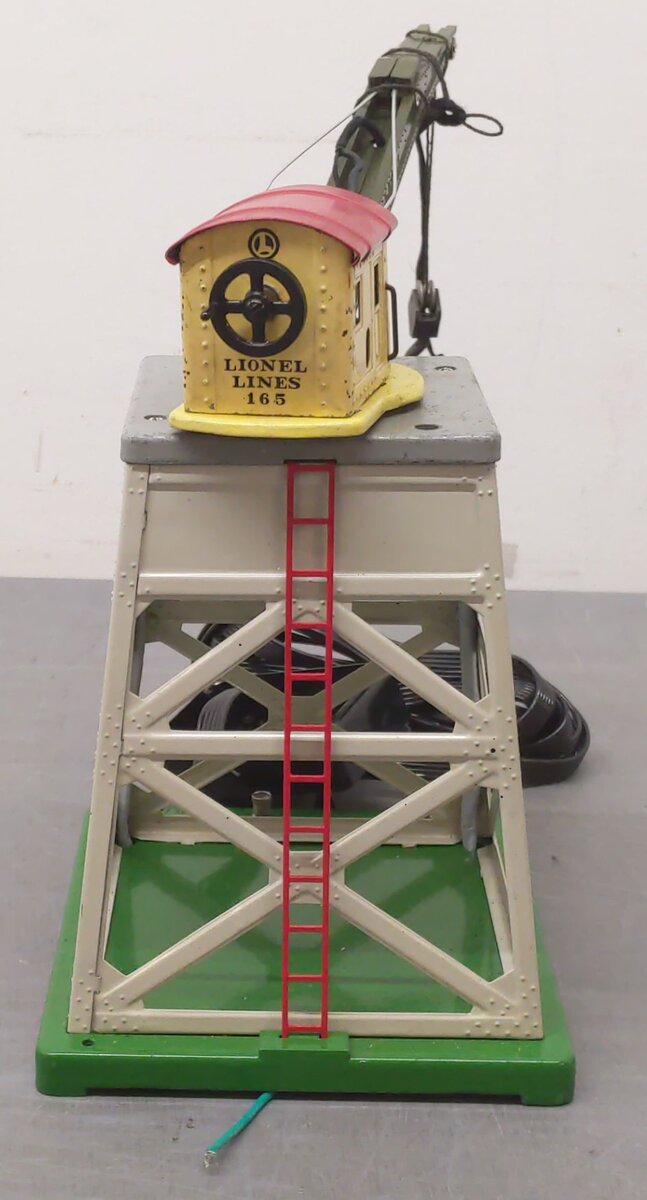 Lionel 165 Vintage O Gauge Custom Operating Gantry Crane with Electromagnet