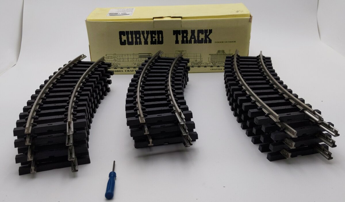 Aristo-Craft 20100 USA Stainless Steel 4' Curved Track (11) LN/Box