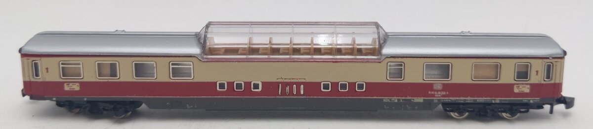 Marklin 8738 Z Scale Deutsche Bundesbahn Tee 1st Class Vista Dome Passenger Car EX/Box
