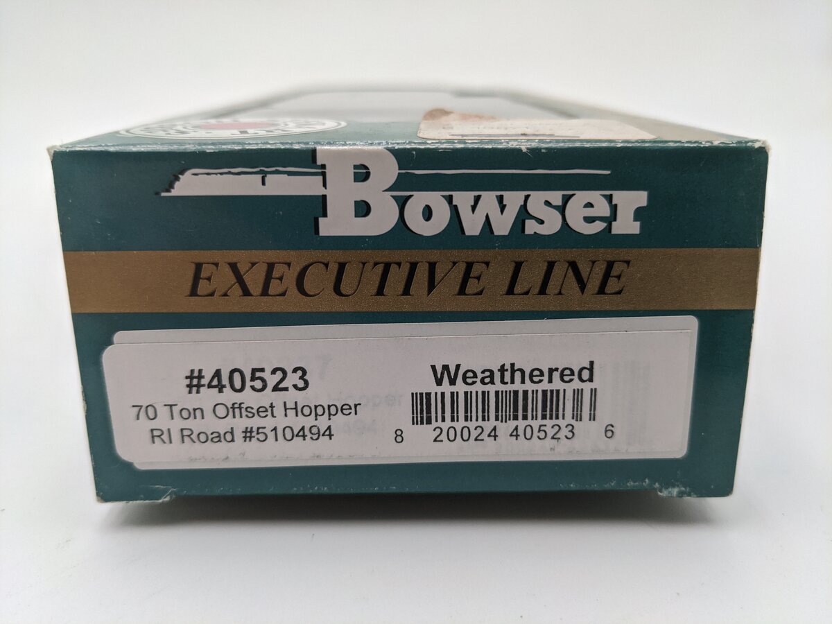 Bowser 40523 HO Chicago Rock Island & Pacific 70 Ton Offset Hopper #510494 EX/Box